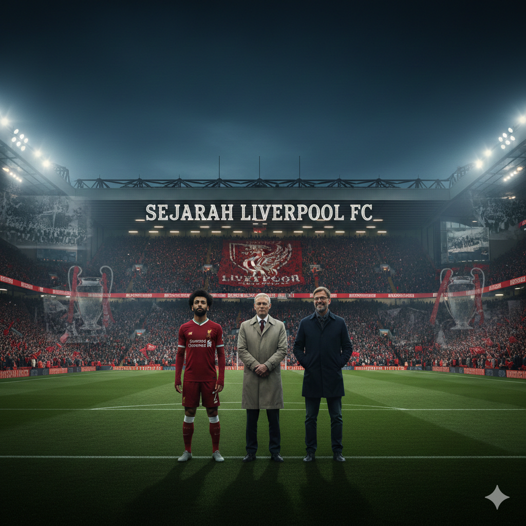 Simak sejarah Liverpool FC lengkap! Dari perseteruan Anfield, era Bill Shankly, hingga kejayaan Jurgen Klopp yang membawa trofi UCL ke City of Pop.