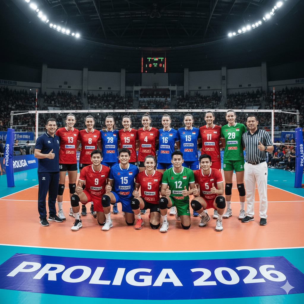 Daftar pemain voli asing Proliga 2026 resmi dirilis! Simak rekam jejak mentereng bintang dunia yang siap guncang panggung voli Indonesia.