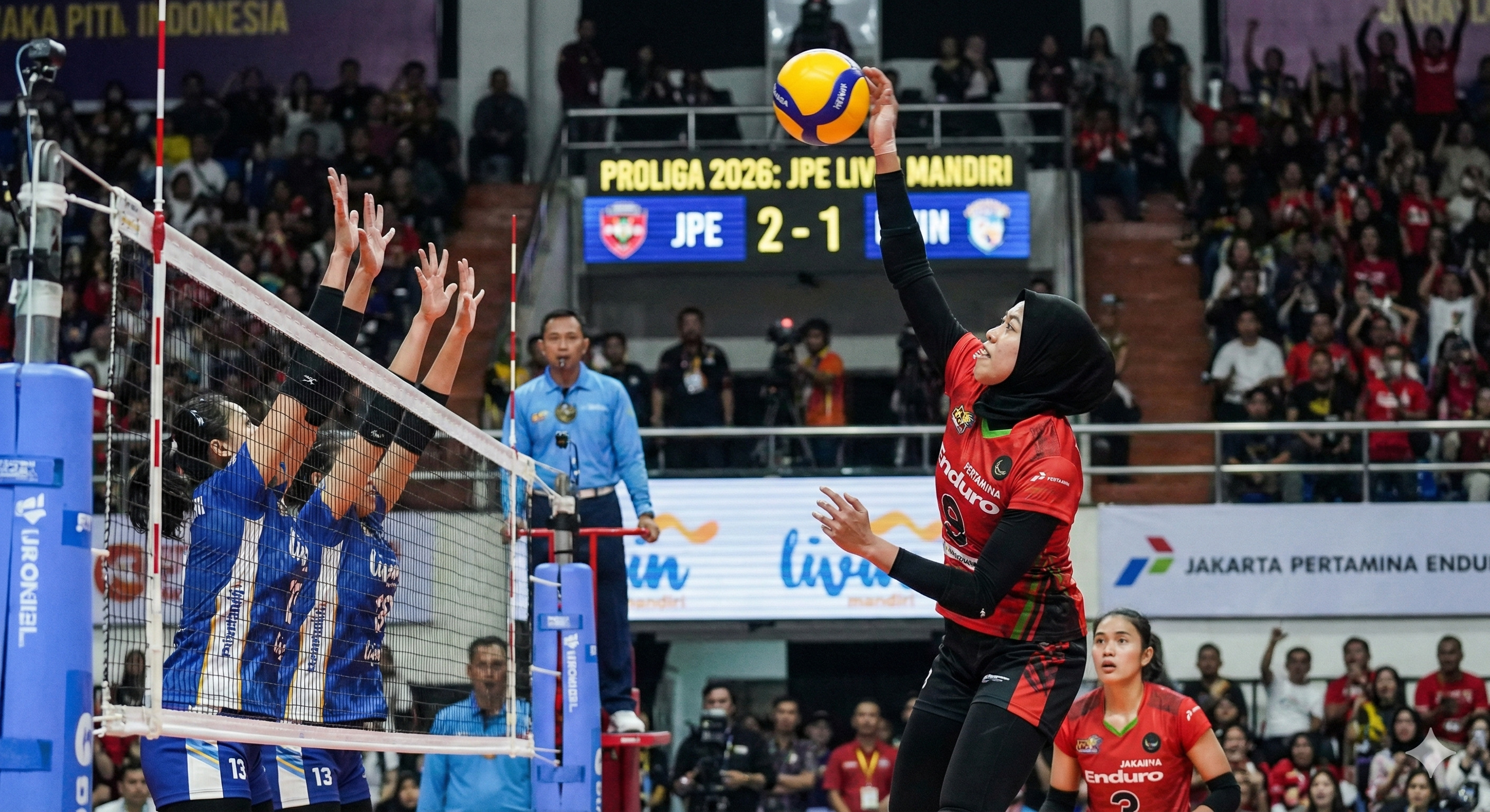 Simak Jadwal Proliga 2026 terbaru: Jakarta Pertamina Enduro vs Livin Mandiri. Duel Megawati Hangestri pertahankan puncak klasemen.