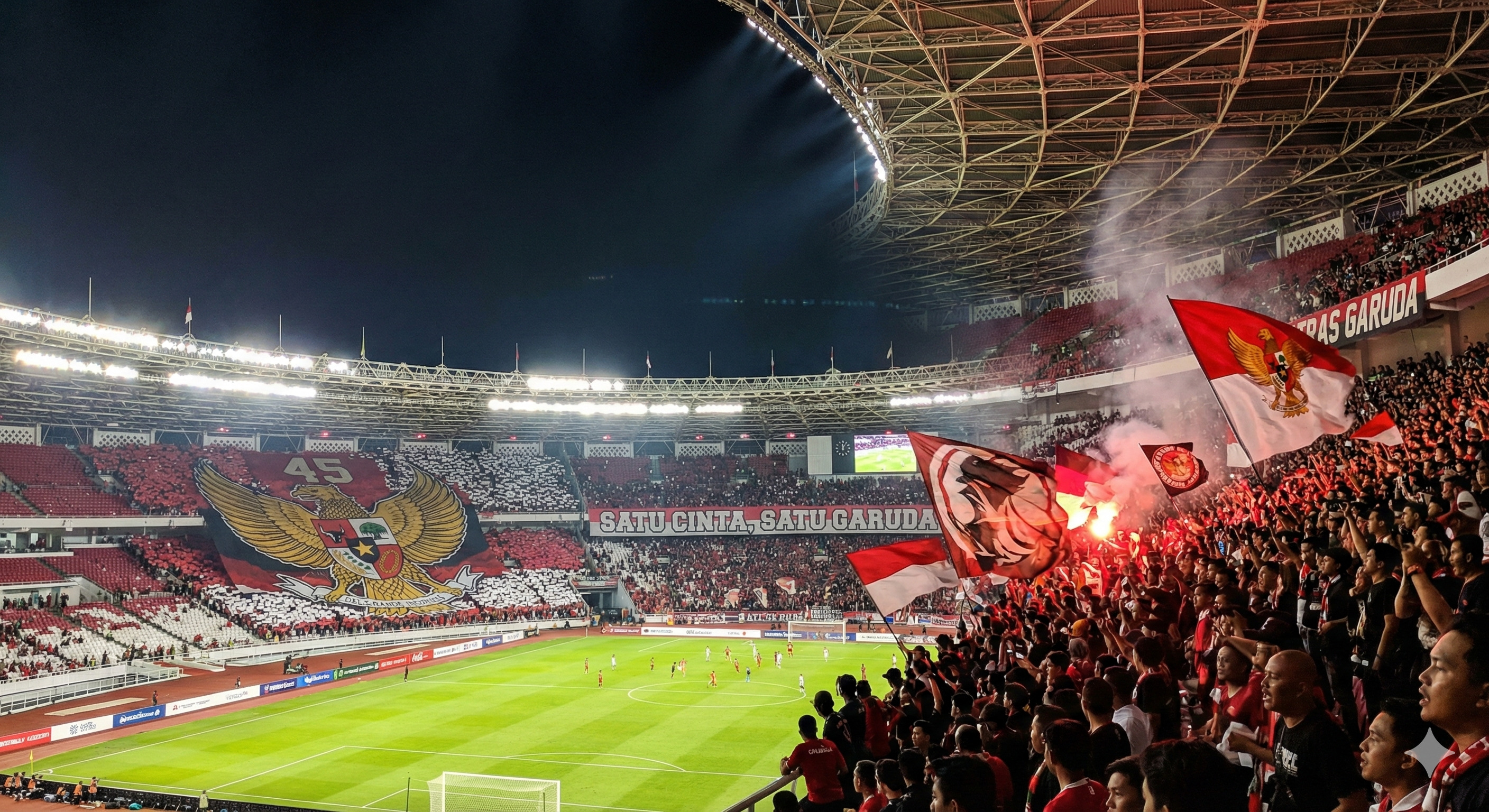 Mengenal peran vital La Grande Indonesia dan Ultras Garuda. Dua kelompok suporter beda gaya yang bersatu demi mimpi Piala Dunia Timnas.