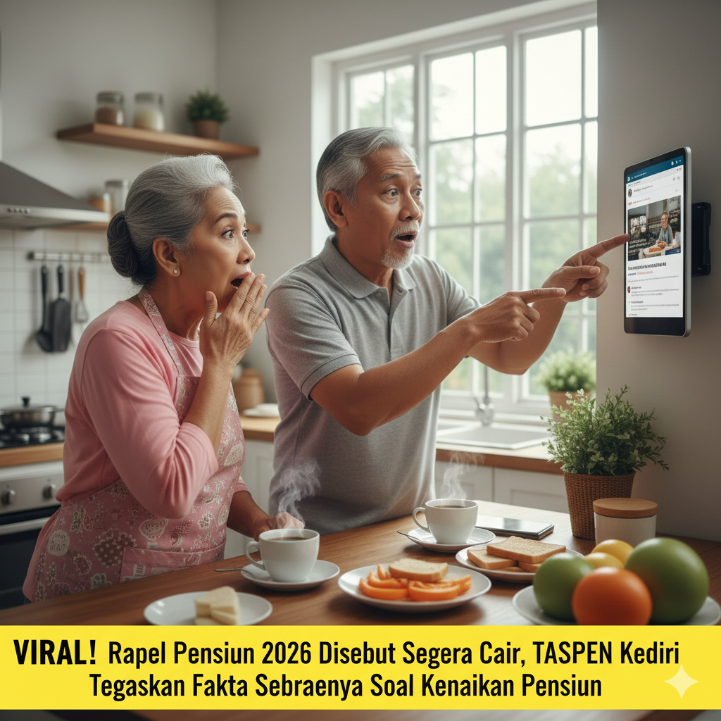 Viral Rapel Pensiun 2026 Disebut Segera Cair, TASPEN Kediri Tegaskan Fakta Sebenarnya Soal Kenaikan Pensiun