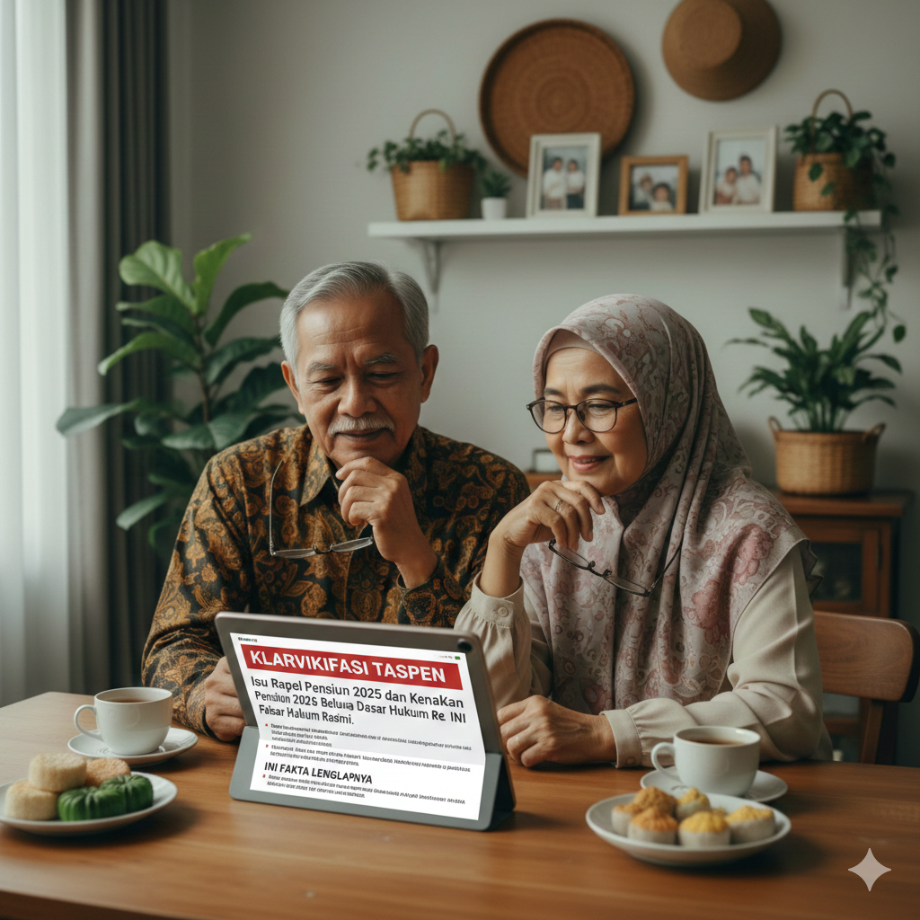 Klarifikasi TASPEN: Isu Rapel Pensiun 2025 dan Kenaikan Pensiun 2026 Belum Ada Dasar Hukum Resmi, Ini Fakta Lengkapnya