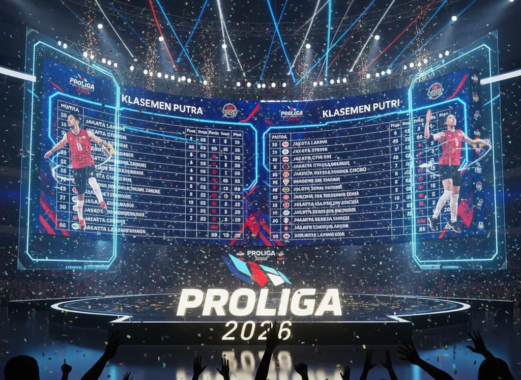 Jadwal Voli Proliga 2026 Putaran Kedua Minggu 7 dan 8: Big Match Gresik vs Pertamina, Klasemen & Top Skor Terbaru Bikin Persaingan Makin Panas!