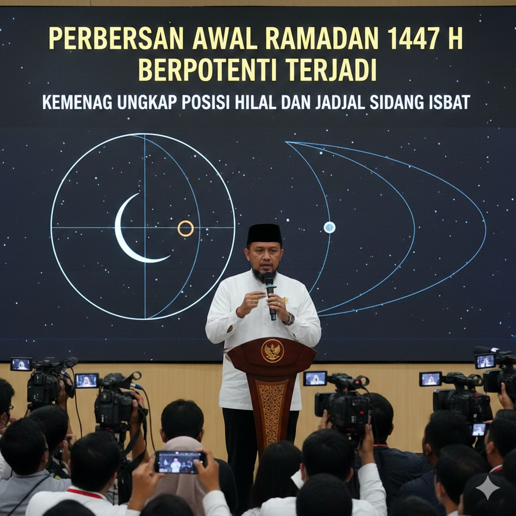 Kemenag Ungkap Posisi Hilal dan Jadwal Sidang Isbat