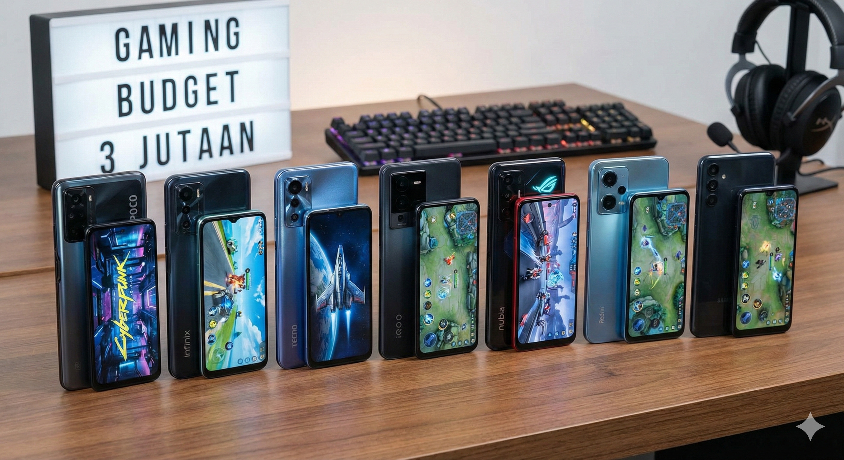 Cari handphone gaming 3 jutaan anti ngelag? Simak 7 rekomendasi HP gaming murah spek gahar edisi 2026 untuk push rank tanpa batas!