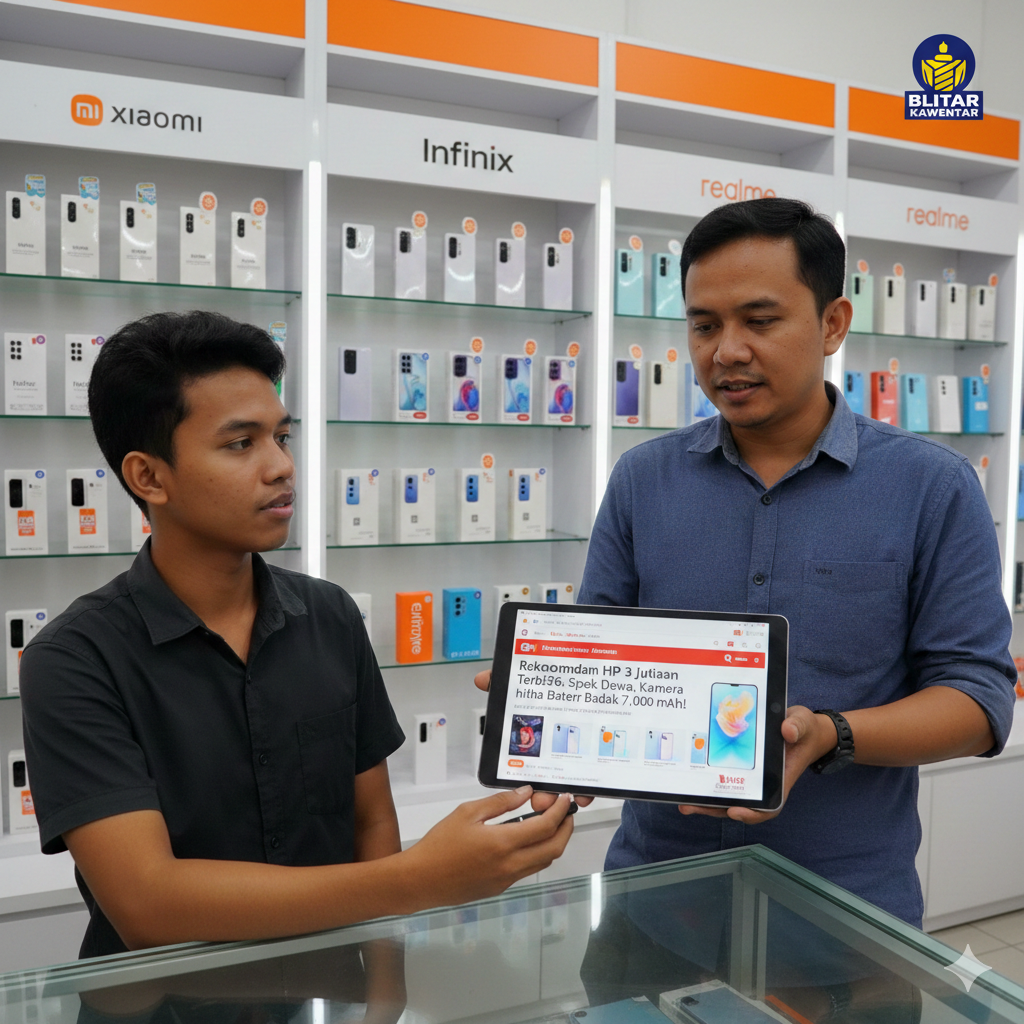 Cek rekomendasi HP 3 jutaan terbaik 2026! Dari kamera OIS, baterai 7.000 mAh, hingga spek gaming Infinix &amp; Samsung. Pilih gadget idamanmu!