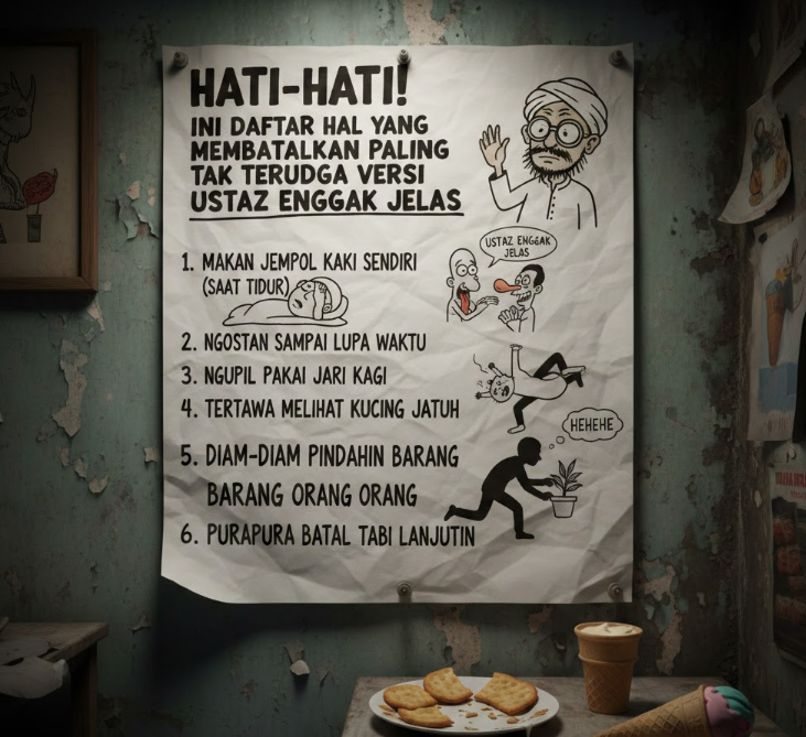 hal yang membatalkan puasa paling unik
