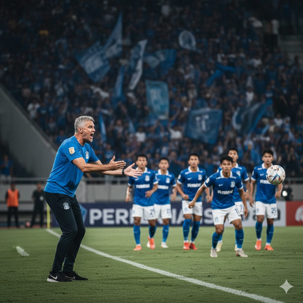 Persip Bandung menang 3-0 vs PSBS Biak, taktik Bojan Hodak sukses dominasi lapangan dan buka peluang raih gelar juara Super League.