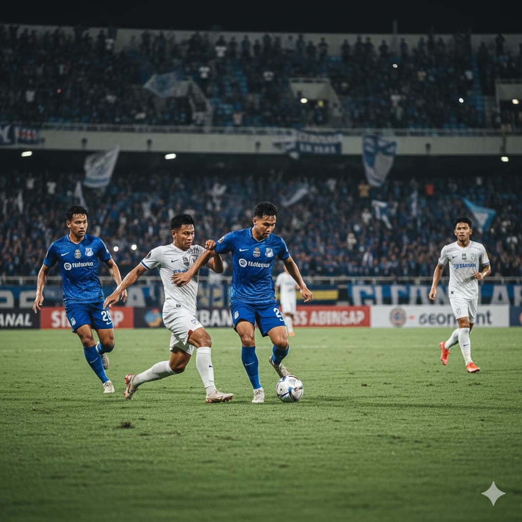 Persip Bandung hancurkan PSS Sleman 3-0! Tyren Delfino dan strategi Boyan Hodak bawa kemenangan besar Liga 1 Indonesia.