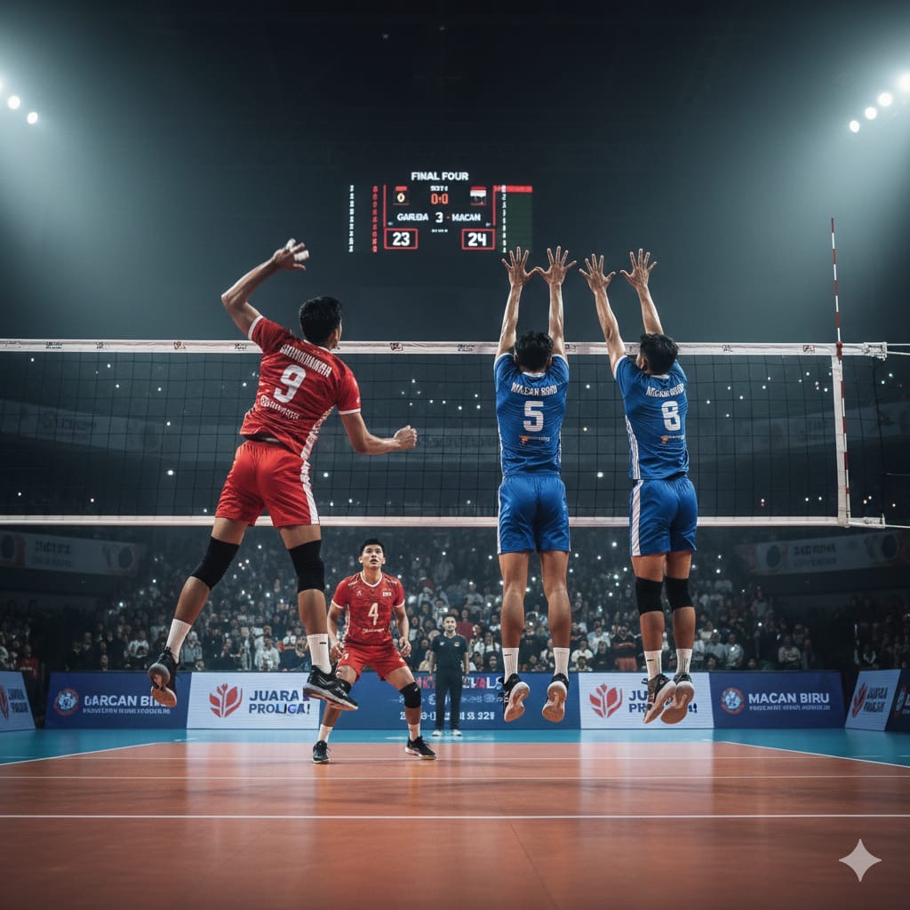 Final Four Proliga 2026 terbaru! Cek daftar tim lolos, gugur, klasemen, top skor, dan jadwal lengkapnya di sini.