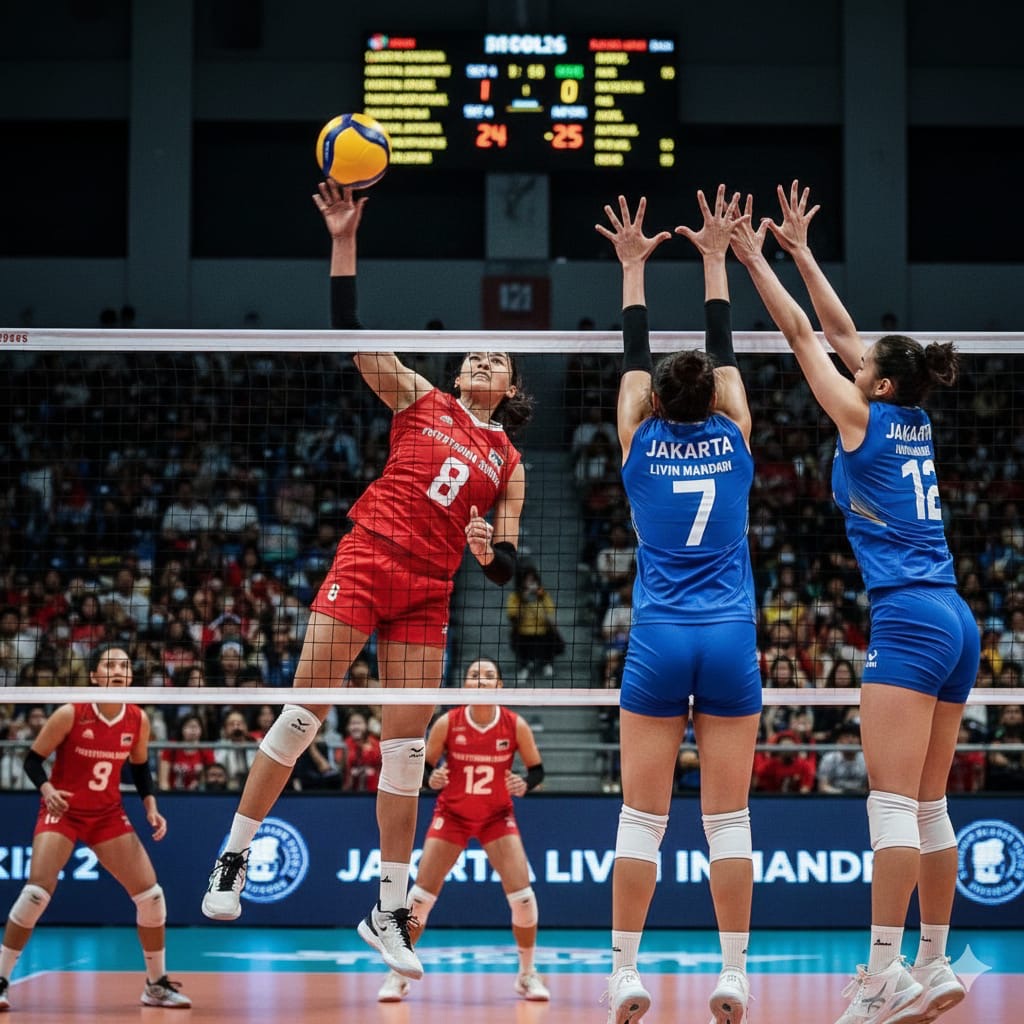 Jam tayang Jakarta Pertamina Enduro vs Jakarta Livin Mandiri resmi berubah. Duel panas Proliga 2026 digelar 13 Februari pukul 16.00 WIB.