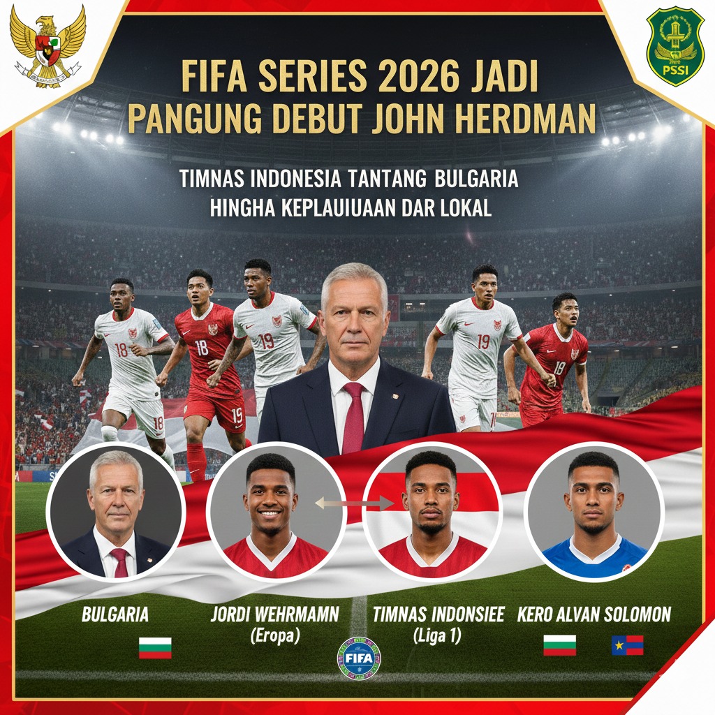 FIFA Series 2026 Jadi Panggung Debut John Hartman, Timnas Indonesia Tantang Bulgaria hingga Kepulauan Solomon