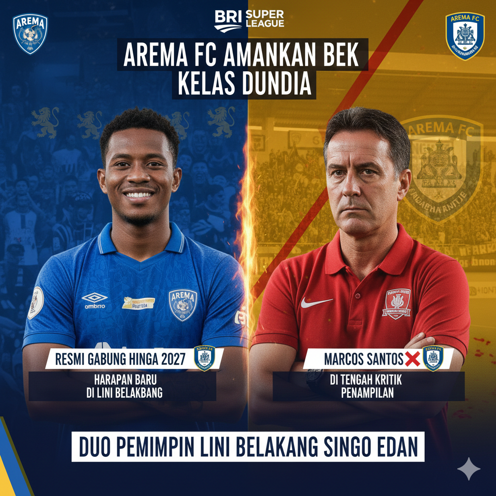 Walison Maya Resmi Gabung Arema FC hingga 2027, Jadi Harapan Baru di Lini Belakang di Tengah Kritik untuk Marcos Santos