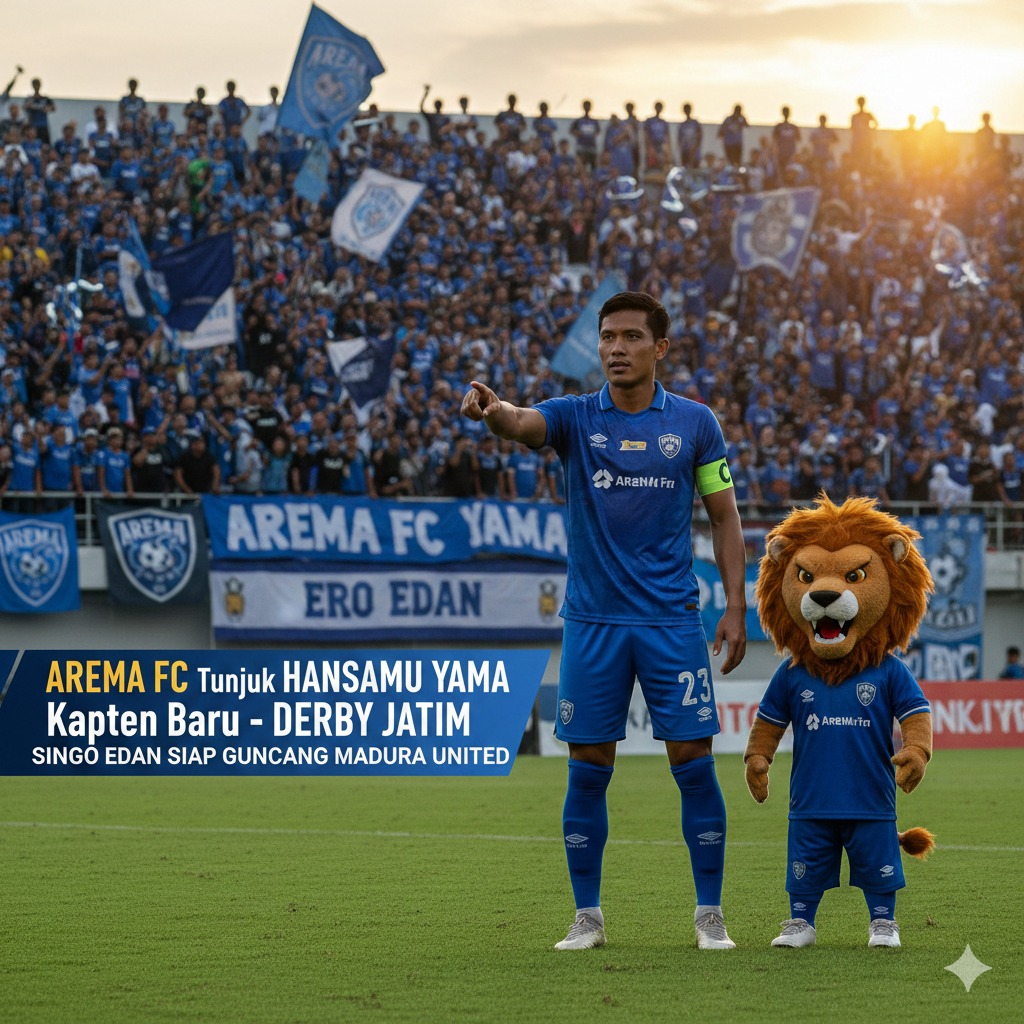 Arema FC Tunjuk Hansamu Yama Jadi Kapten Baru Jelang Derby Jawa Timur, Singo Edan Siap Guncang Madura United