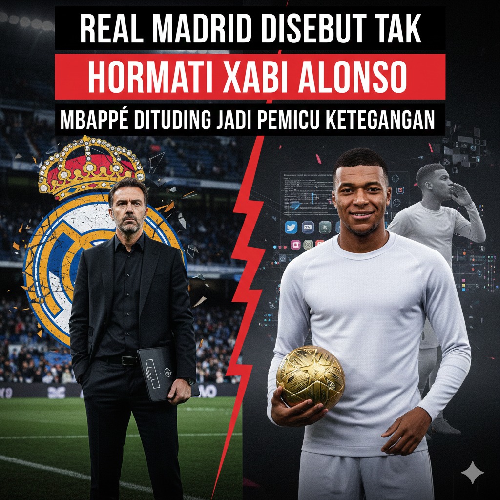 Real Madrid Disebut Tak Hormati Xabi Alonso, Mbappe Dituding Jadi Pemicu Ketegangan