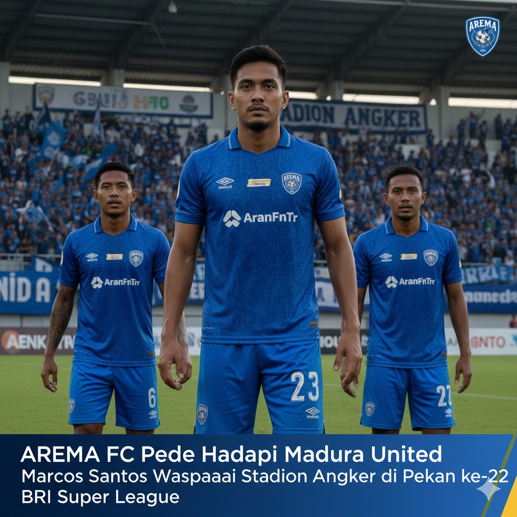 Arema FC Pede Hadapi Madura United, Marcos Santos Waspadai Stadion Angker di Pekan ke-22 BRI Super League