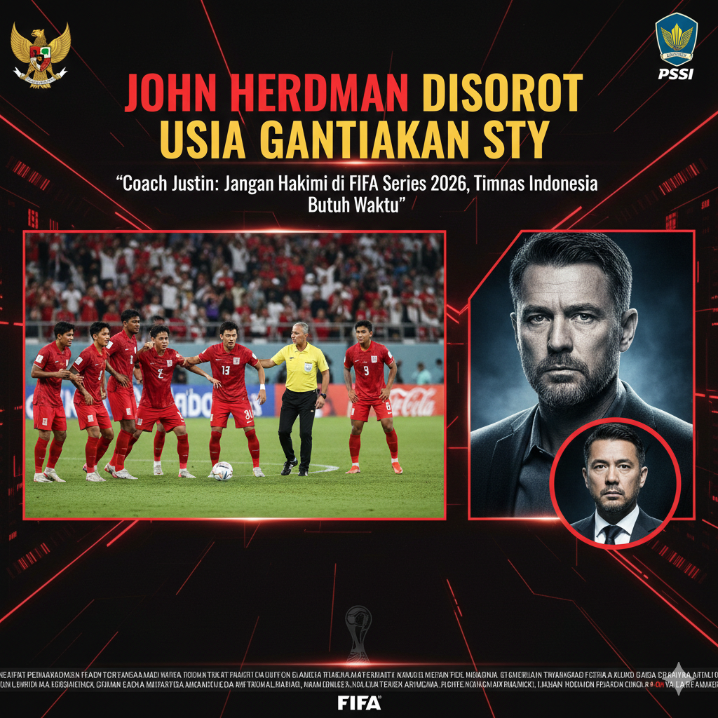 John Hartman Disorot Usai Gantikan STY, Coach Justin: Jangan Hakimi di FIFA Series 2026, Timnas Indonesia Butuh Waktu