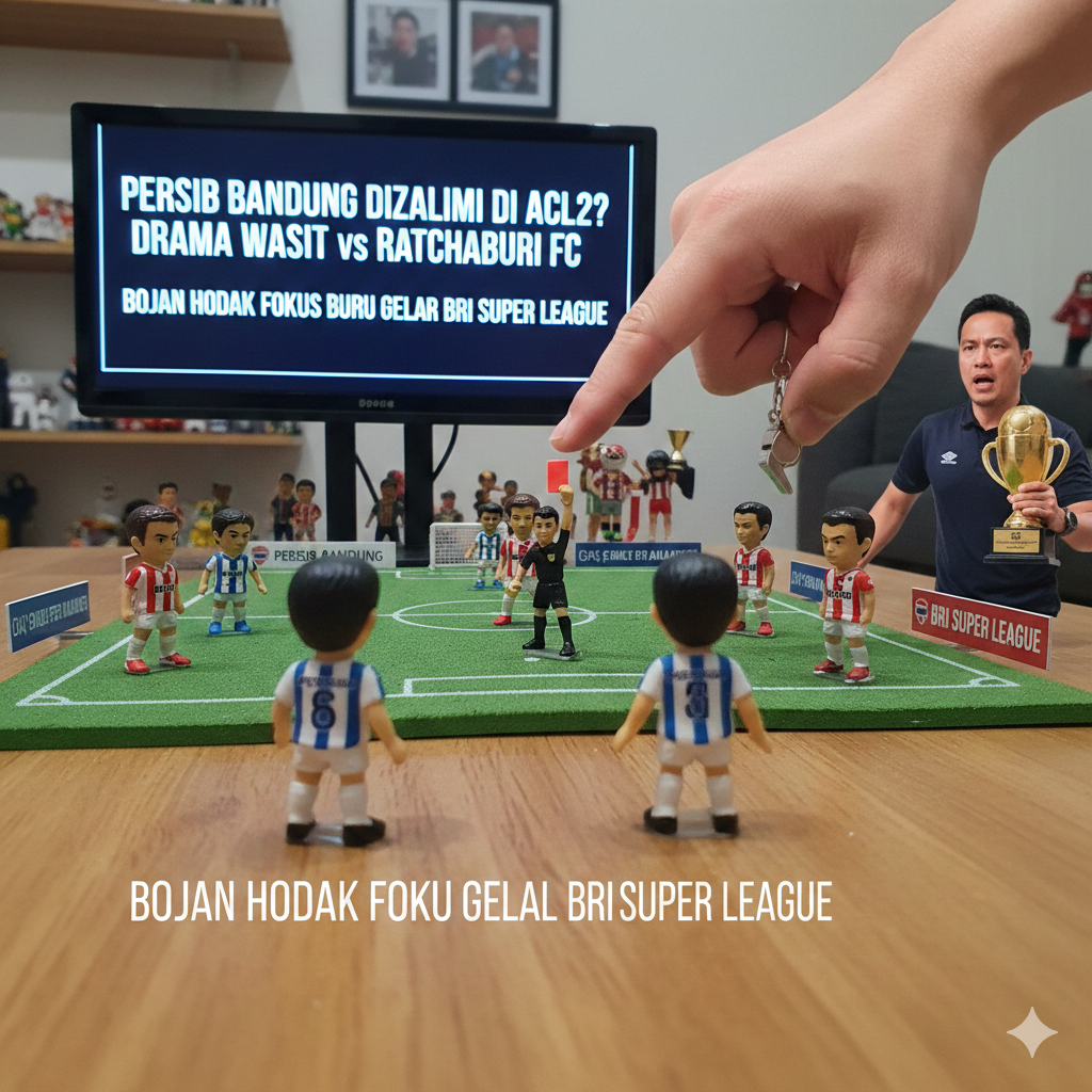 Persib Bandung Dizalimi di ACL2? Drama Wasit vs Ratchaburi FC, Bojan Hodak Fokus Buru Gelar BRI Super League