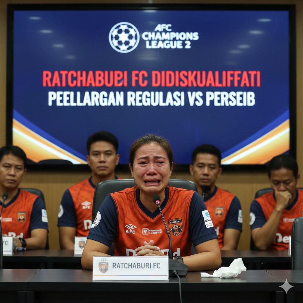 Ratchaburi FC Didiskualifikasi AFC Champions League 2, Tangis Madampang Pecah Usai Terbukti Langgar Regulasi Lawan Persib  