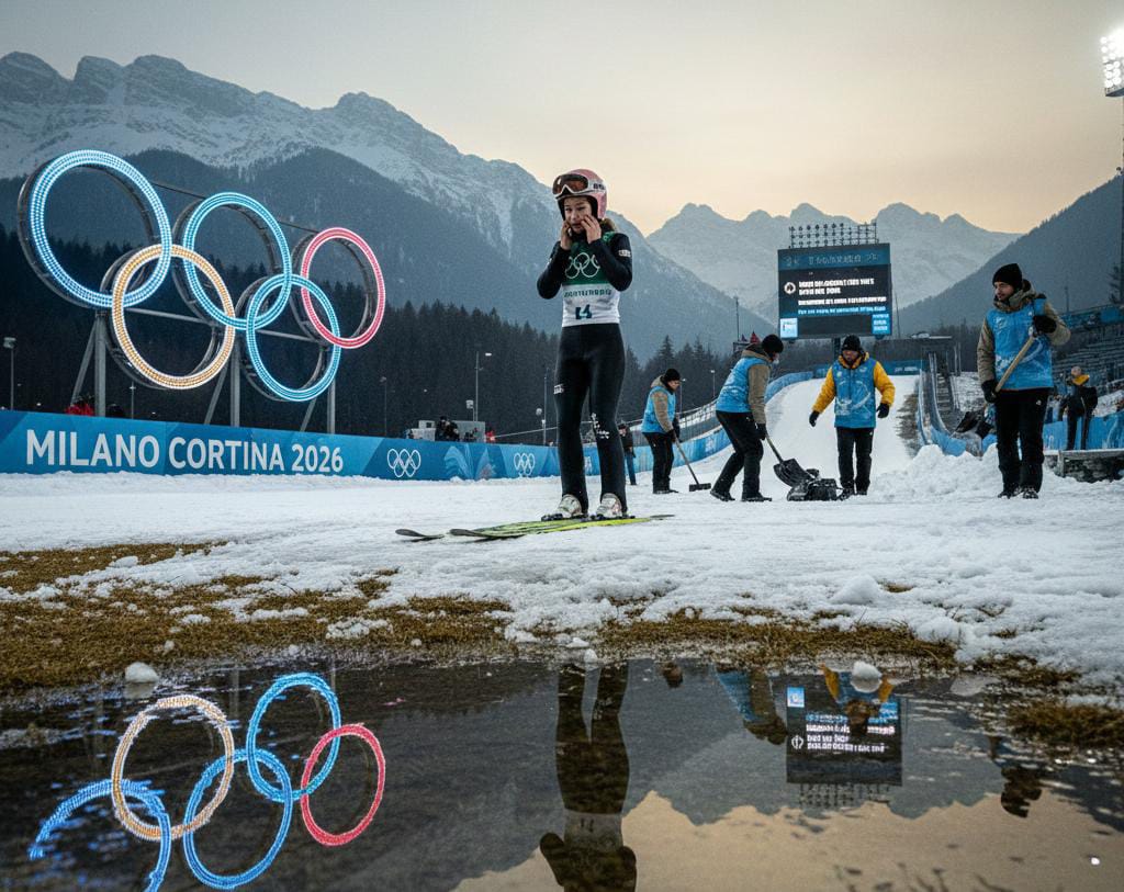 Dampak Perubahan Iklim pada Olimpiade Musim Dingin 2026: Cuaca Sulit Diprediksi, Mesin Salju Jadi Penyelamat di Cortina