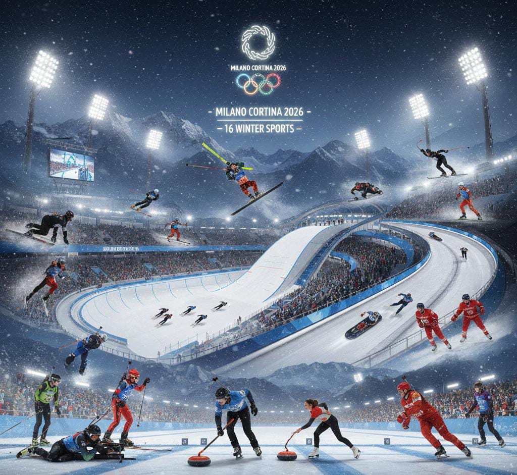 Daftar Lengkap 16 Cabang Olahraga Olimpiade Musim Dingin 2026 di Milan Cortina, dari Alpine Skiing hingga Snowboard Cross