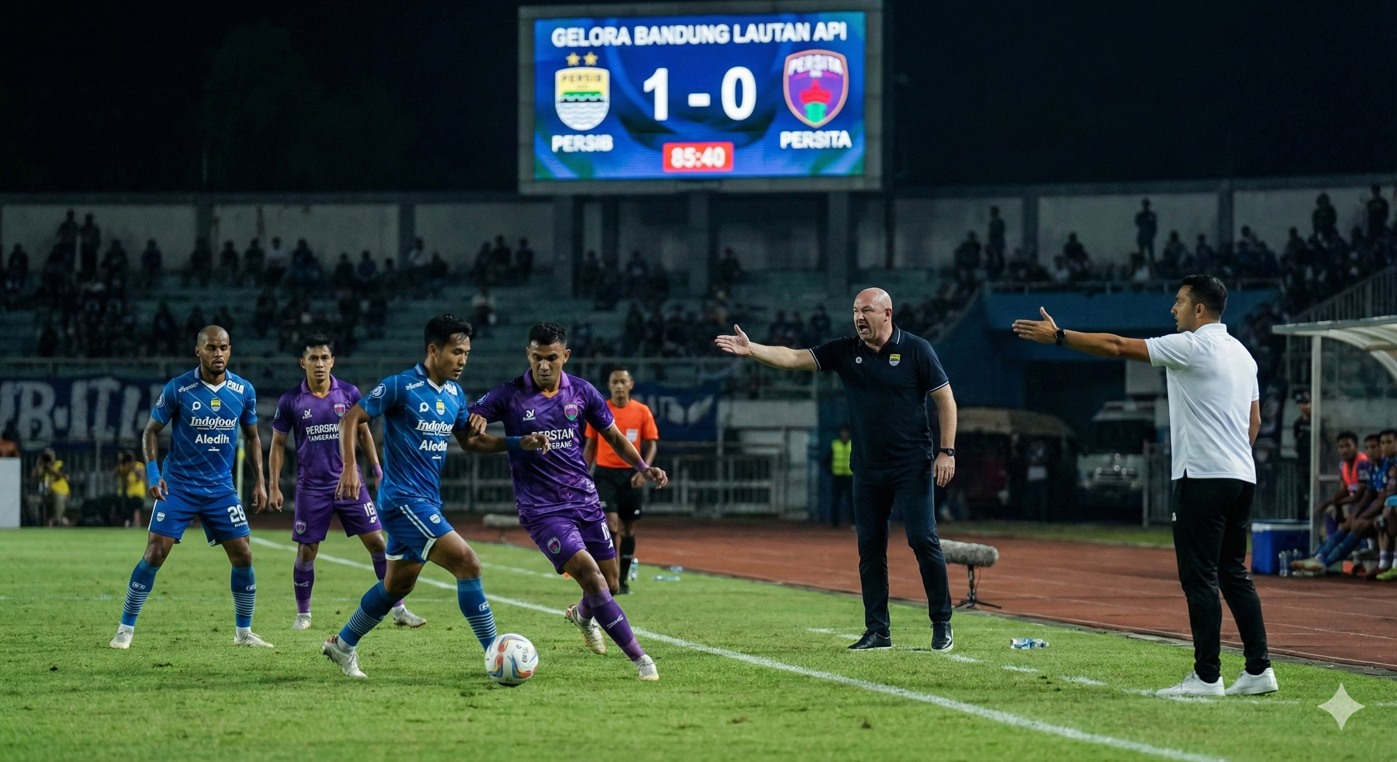 Simak hasil Persib vs Persita yang dimenangkan Maung Bandung 1-0! Taktik alot Bojan Hodak, gol Andrew Yung, dan kontroversi wasit