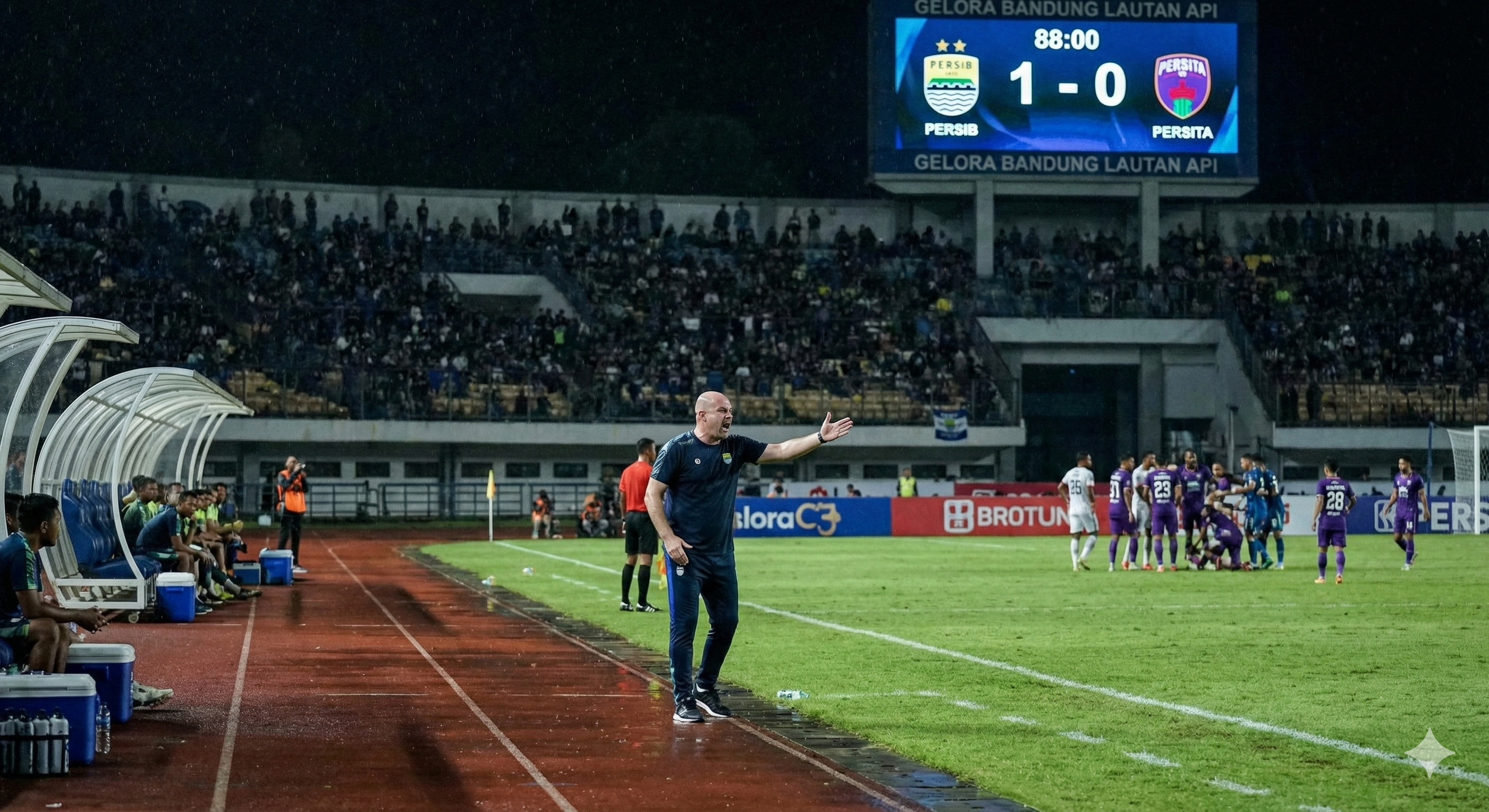 Simak hasil Persib vs Persita yang berakhir 1-0. Gol Andrew Yung bungkam taktik parkir bus lawan. Maung Bandung makin kokoh di puncak klasem