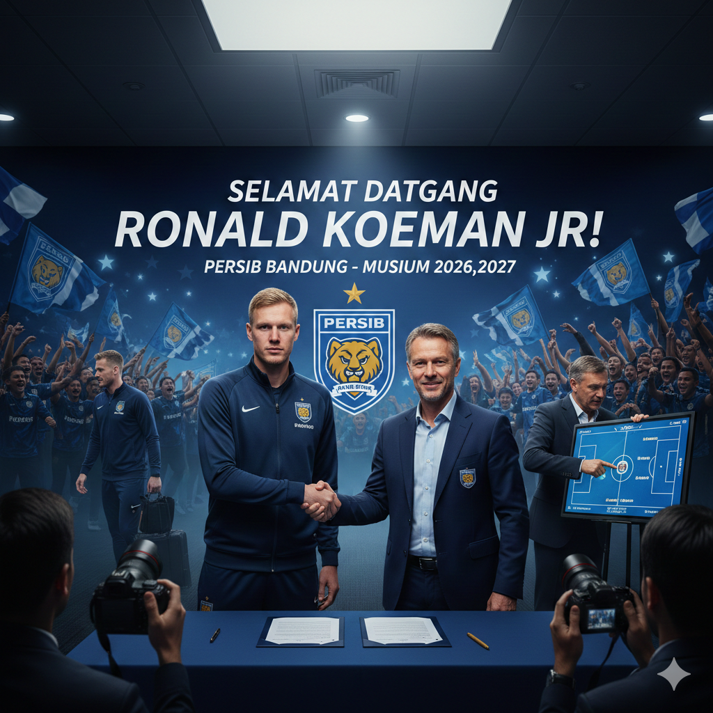 Bursa transfer Persib Bandung panas! Ronald Koeman Jr kabarnya deal, posisi Adam Shewbech terancam. Simak bocoran perombakan skuad Maung Bandung!