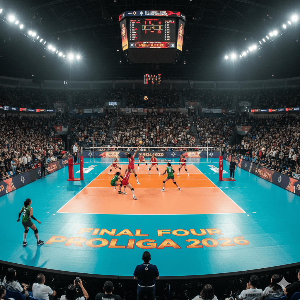 Cek klasemen terbaru Final Four Proliga 2026! Gresik Ponska puncaki klasemen putri, sementara Livin Mandiri menang dramatis atas BJB Tandamata.