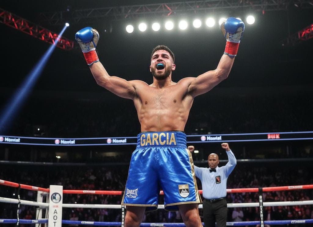 Ryan Garcia Juara Dunia! Tumbangkan Mario Barrios di Las Vegas, Langsung Tantang Shakur Stevenson