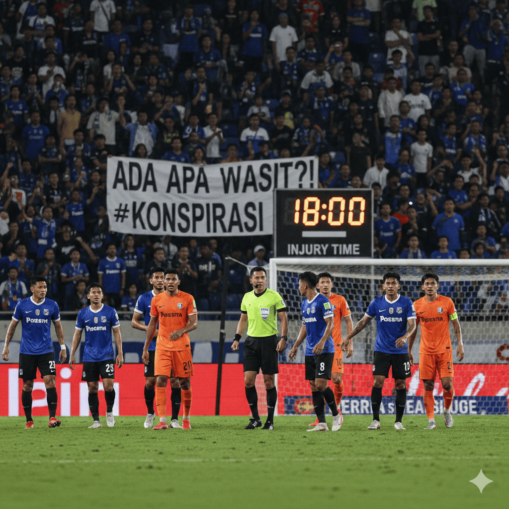 Simak analisis panas Persib Bandung vs Persita Tangerang: drama wasit, gol dianulir, hingga rekor injury time 18 menit yang menghebohkan Liga 1!