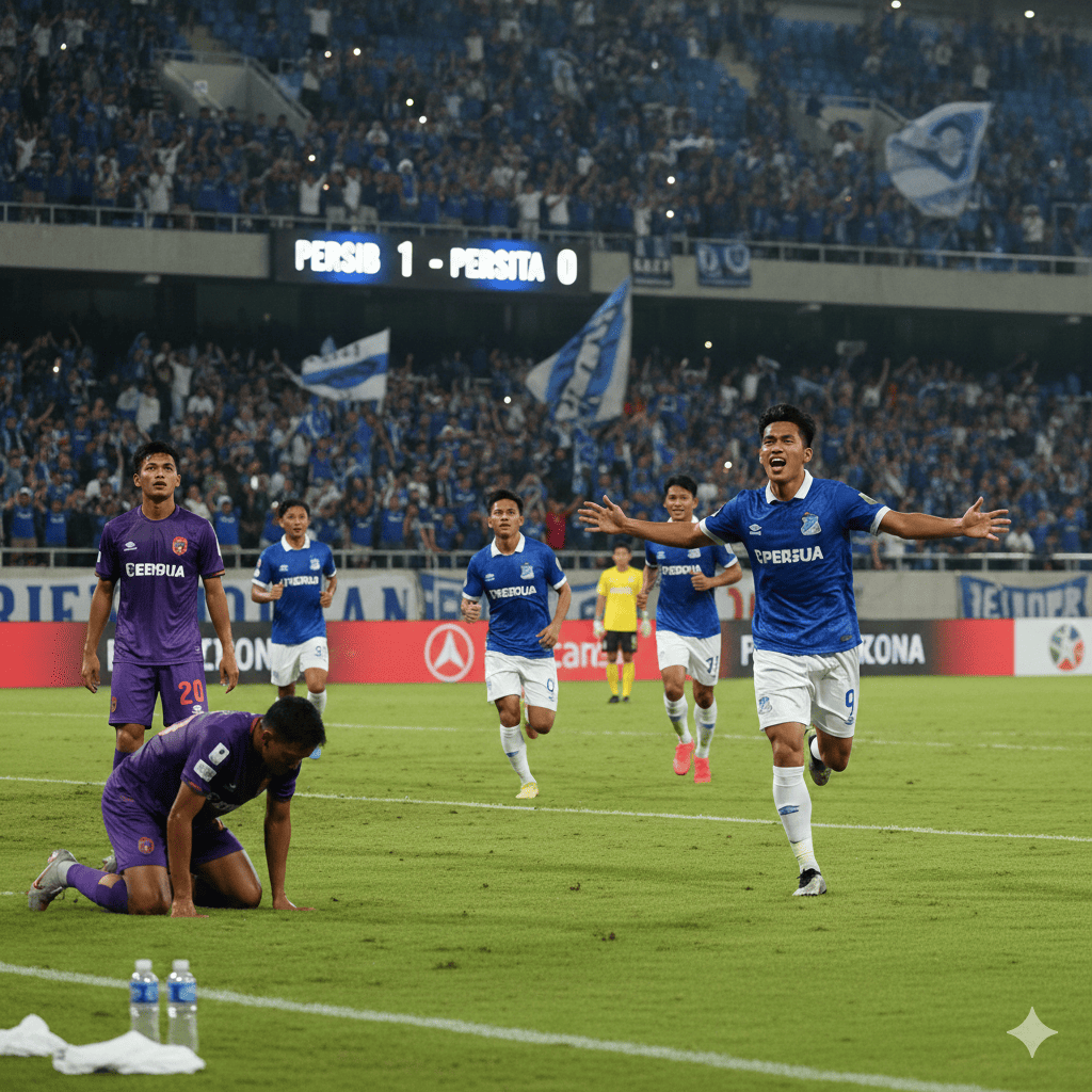 Hasil Persib Bandung vs Persita: Maung Bandung menang dramatis di GBLA! Cek ulasan gol dan drama kartu merah Igor Rodriguez di sini.