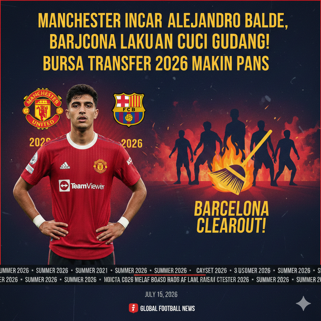 Manchester United Incar Alejandro Balde, Barcelona Lakukan Cuci Gudang!