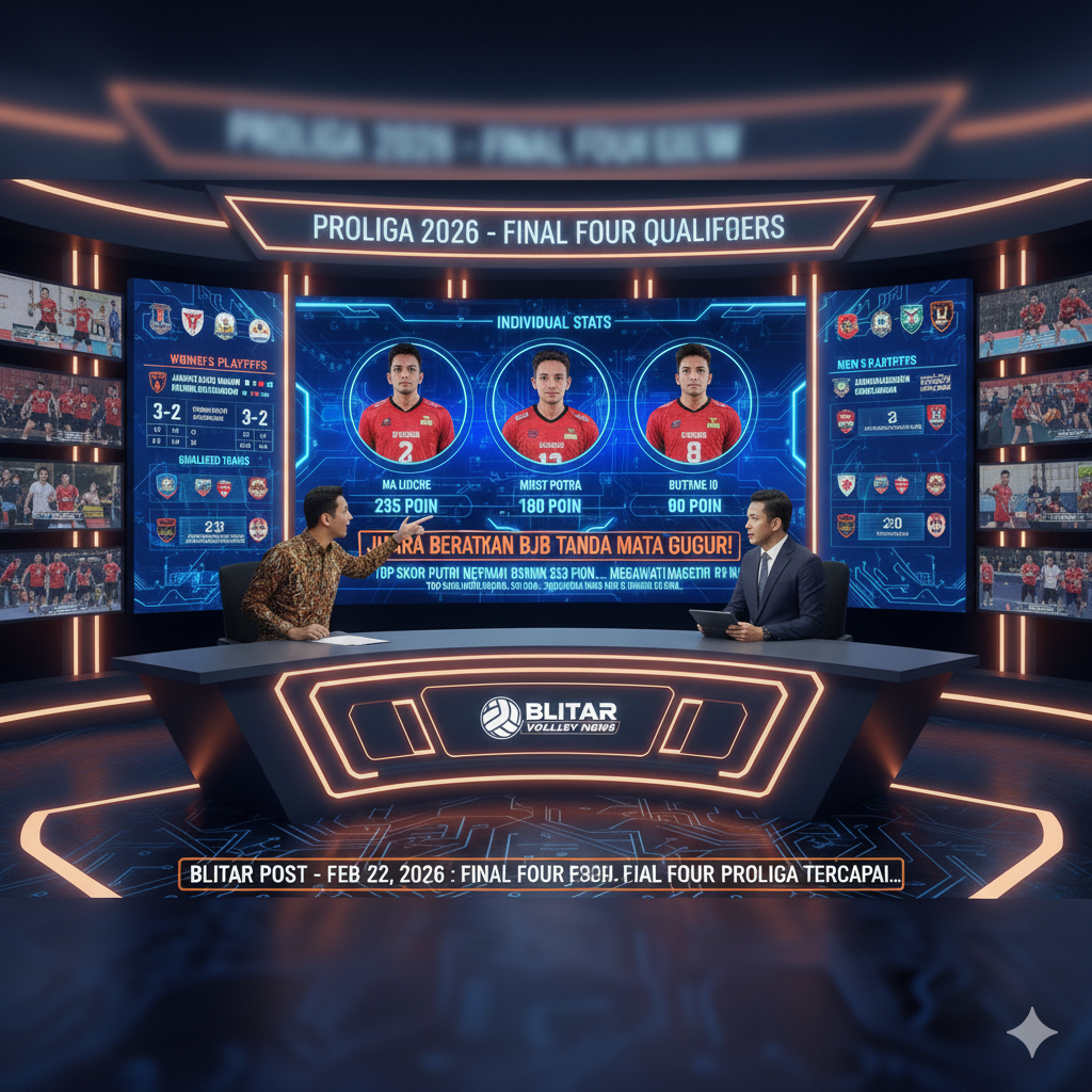 Update Proliga 2026: 4 tim putra resmi lolos Final Four! Cek daftar tim putri yang gugur termasuk Bandung BJB, update top skor, dan jadwal lengkapnya di sini!