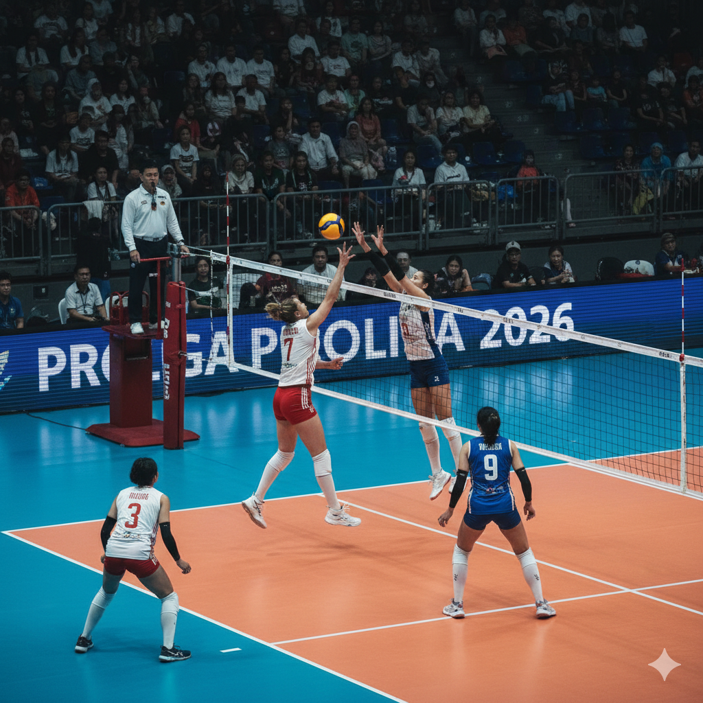 Cek klasemen Proliga 2026 terbaru! Duel maut JPE vs Gresik Petrokimia di Sentul segera dimulai. Siapa penguasa puncak klasemen putri? Klik selengkapnya!