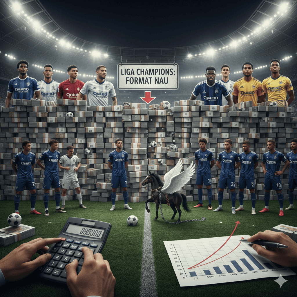 Kenapa klub kecil sulit juara Liga Champions? Simak analisis mendalam hambatan finansial dan format baru yang mematikan kejutan tim kuda hitam.