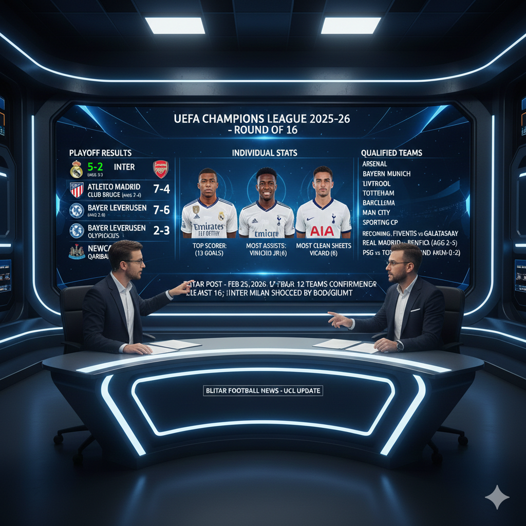 Update Liga Champions 2026: 12 tim resmi lolos ke 16 besar! Inter Milan gugur, dominasi Inggris tak terbendung. Cek jadwal Juventus vs Galatasaray di sini!