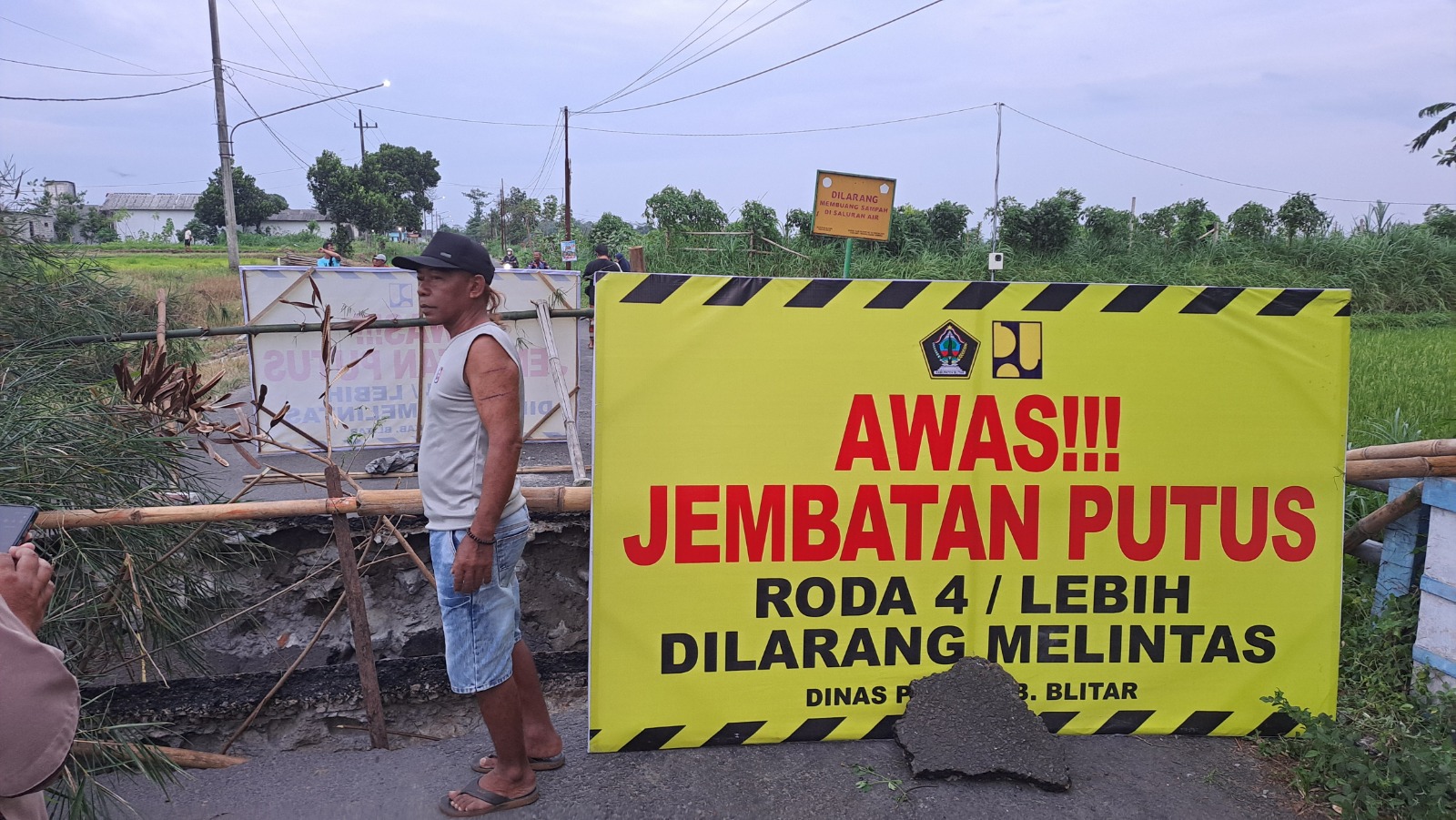 Jembatan Banggle&ndash;Sawentar Dibuka sebelum Lebaran Warga Diminta Bersabar Lewati Jalur Alternatif 