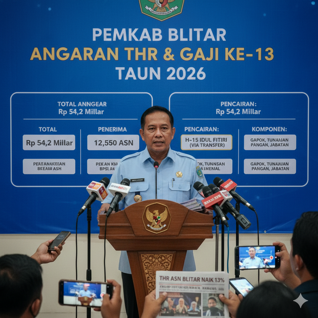 THR ASN Siapkan Rp 54,2 M Pemkab Tunggu PP Dasar Hukum Pencairan 