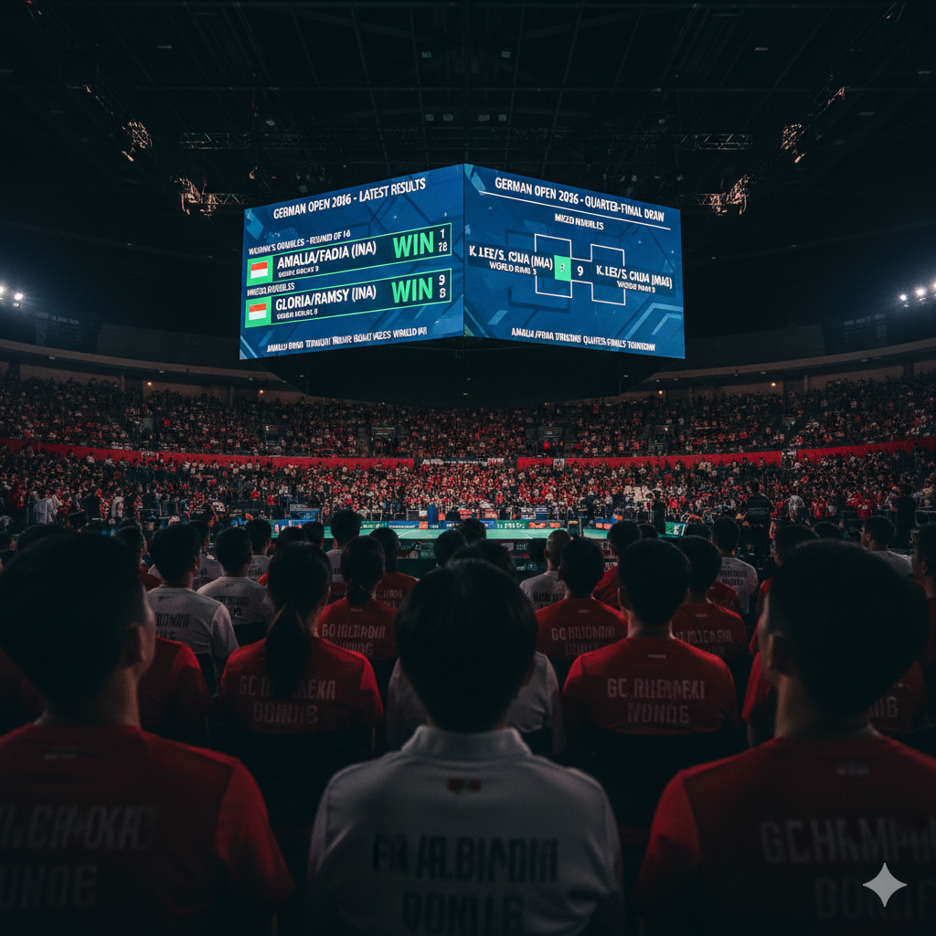 Hasil German Open 2026 dan Drawing 16 Besar: Amalia/Fadia Lolos, Gloria Hadapi Unggulan 9 Dunia!
