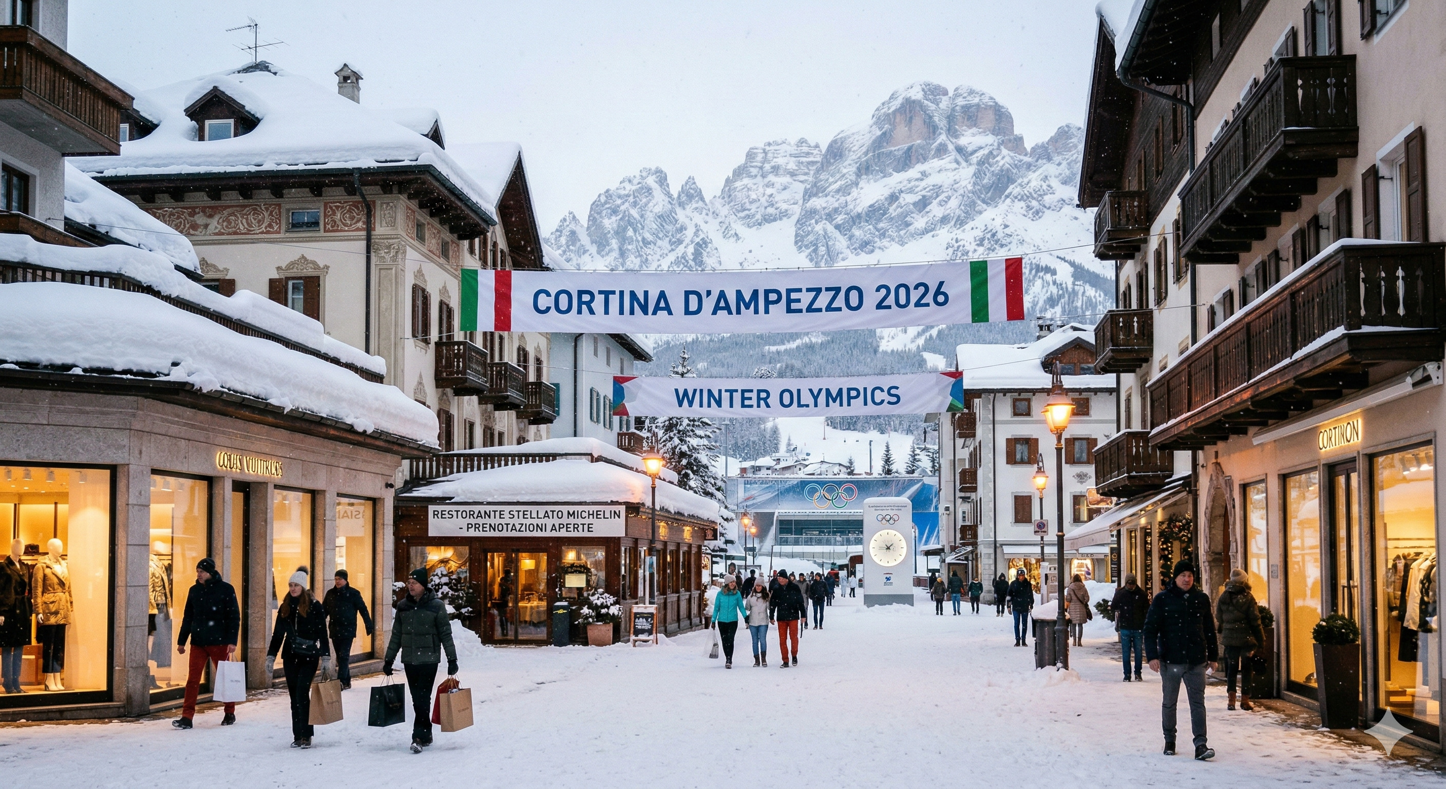 Olimpiade Musim Dingin 2026 resmi dimulai! Intip kemewahan Cortina d'Ampezzo, resor ski Italia yang jadi arena laga atlet dunia. Klik di sin