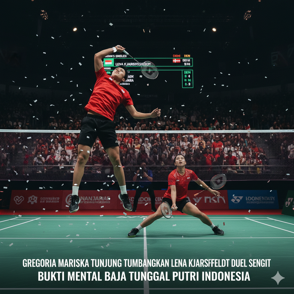 Gregoria Mariska Tunjung Tumbangkan Lena Kjaersfeldt dalam Duel Sengit, Bukti Mental Baja Tunggal Putri Indonesia