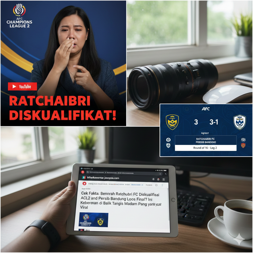 Cek fakta isu viral diskualifikasi Ratchaburi FC. Simak kebenaran hasil laga Persib Bandung di ACL2 dan klarifikasi resmi terkait sanksi AFC di sini.