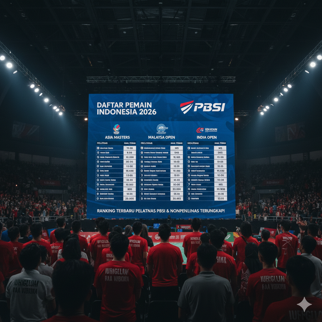 Daftar Pemain Indonesia 2026 di Asia Masters, Malaysia Open, dan India Open: Ranking Terbaru Pelatnas PBSI &amp; Nonpelatnas Terungkap!