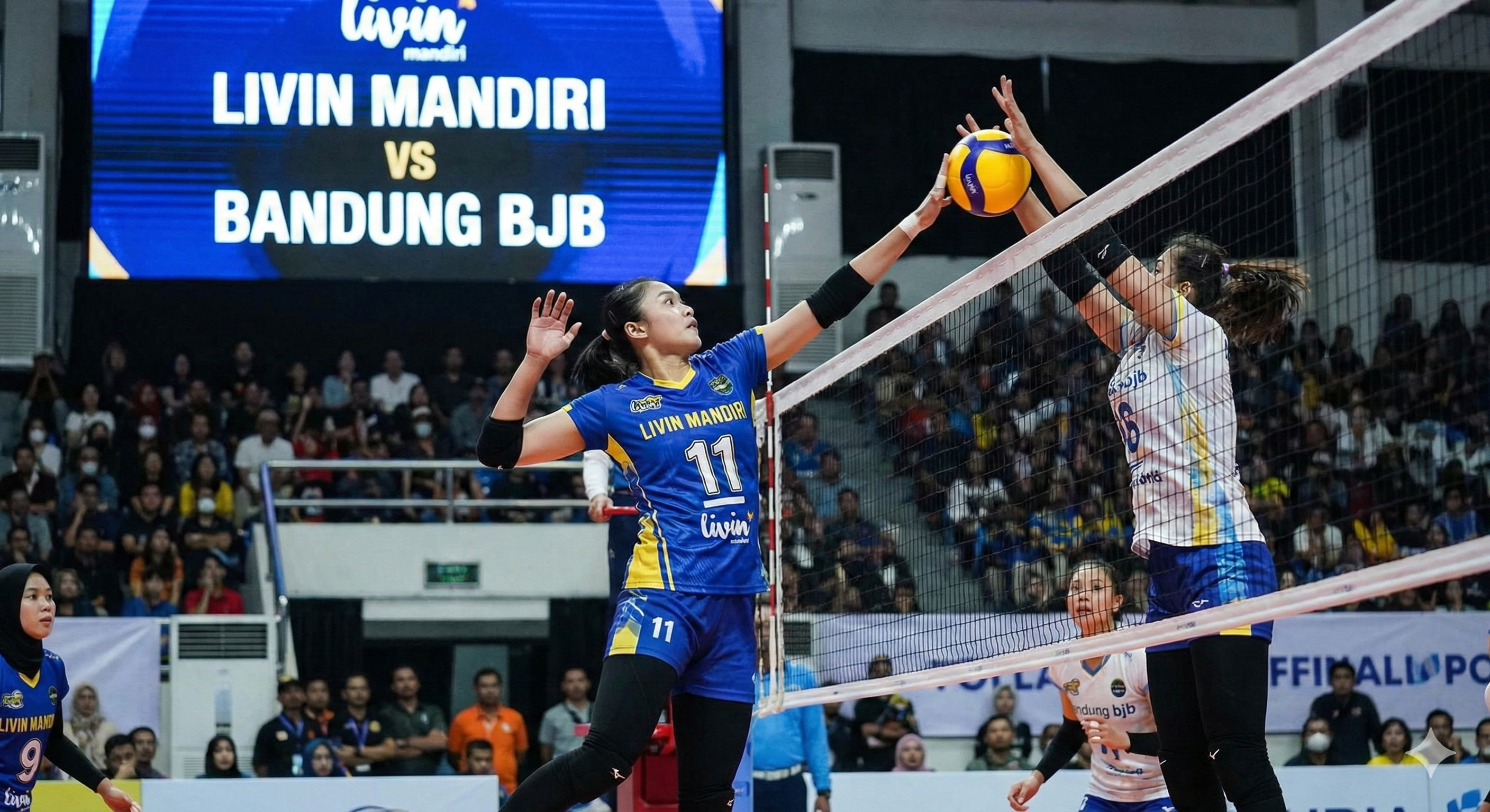 Beredar luas kabar Yolla Yuliana dipecat Livin Mandiri hingga digugat. Cek fakta kebenaran status sang atlet voli di kompetisi Proliga.
