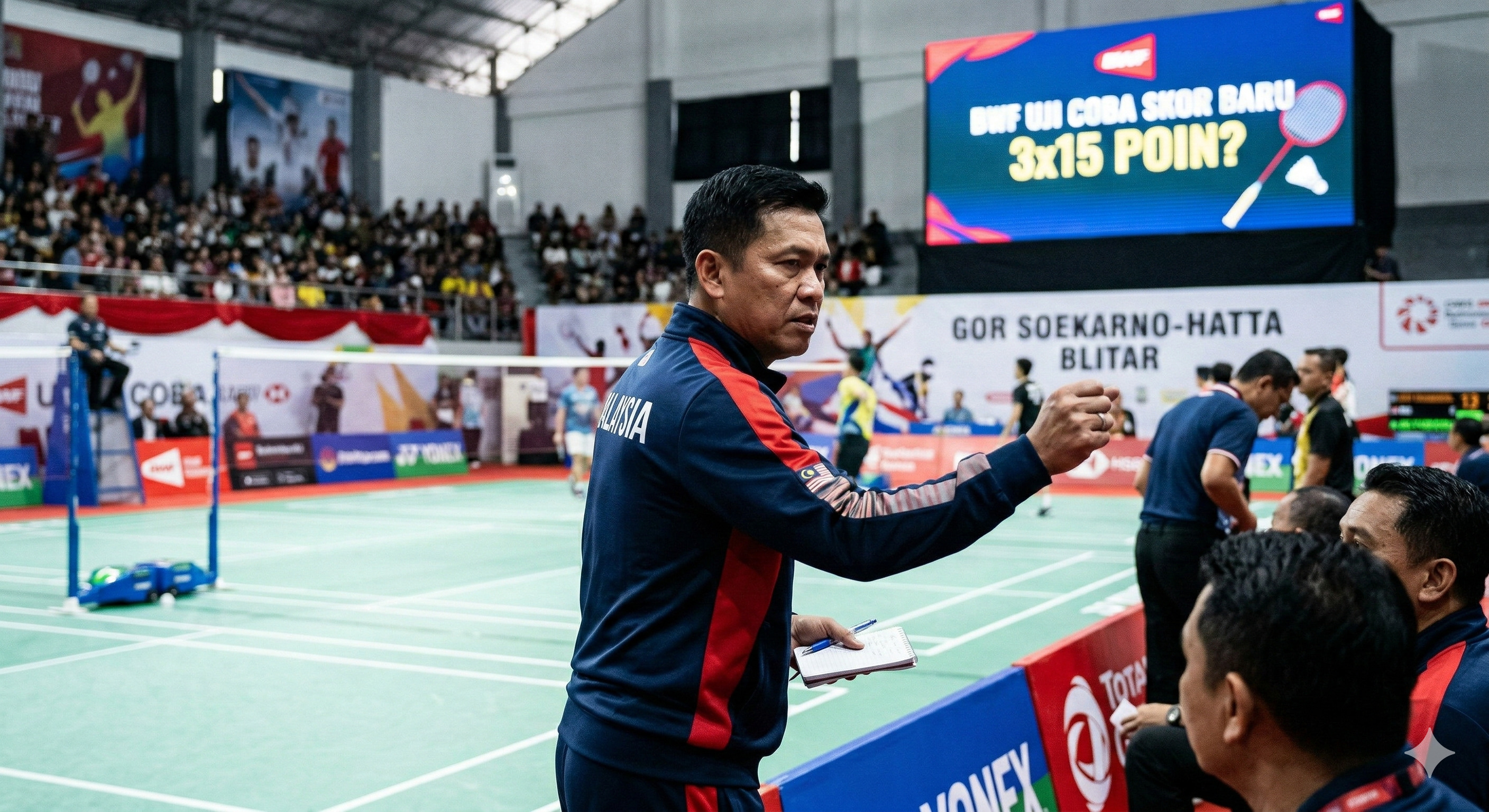 Rexi Mainaki kritik keras BWF soal rencana sistem skor 3x15 poin. Sebut BWF tidak konsisten dan hanya kejar rating TV tanpa peduli nasib atlet.