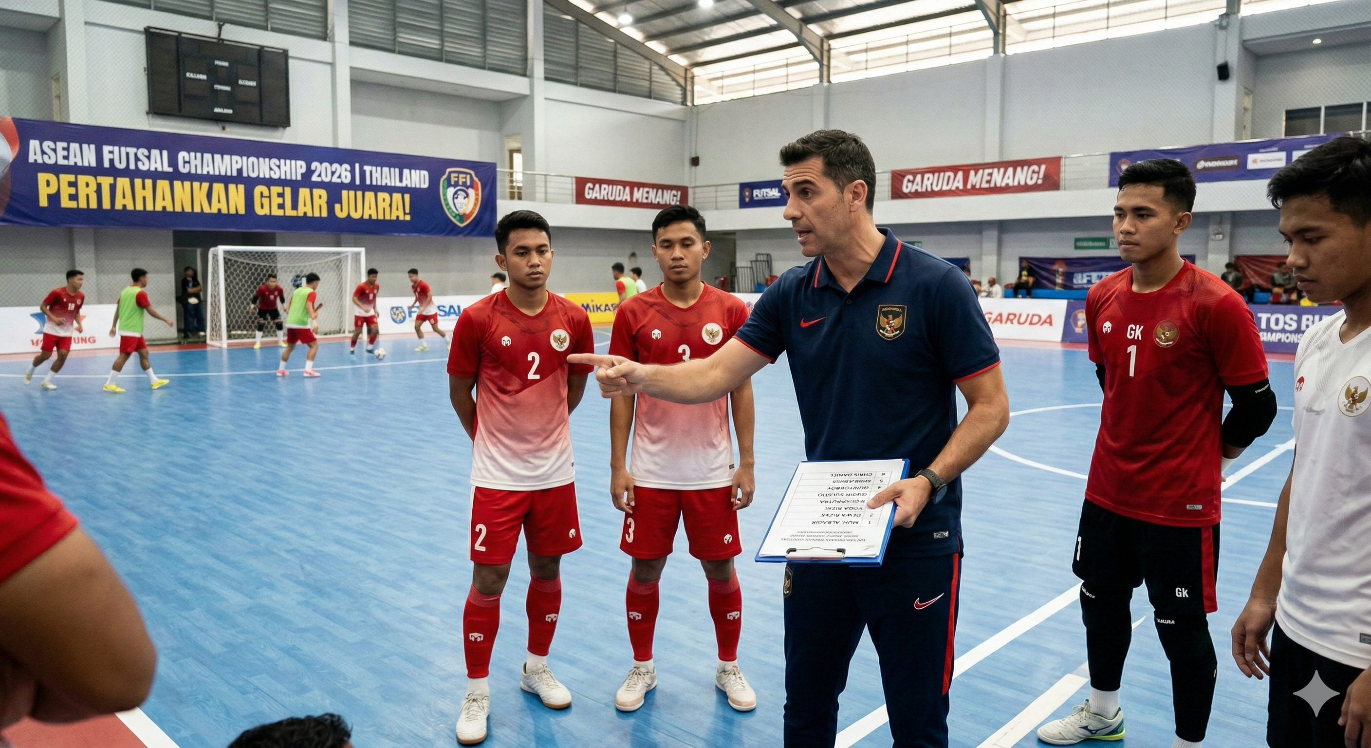 Cek daftar pemain Timnas Futsal Indonesia ASEAN Futsal Championship 2026. Hector Souto rombak skuat demi pertahankan gelar juara di Thailand!