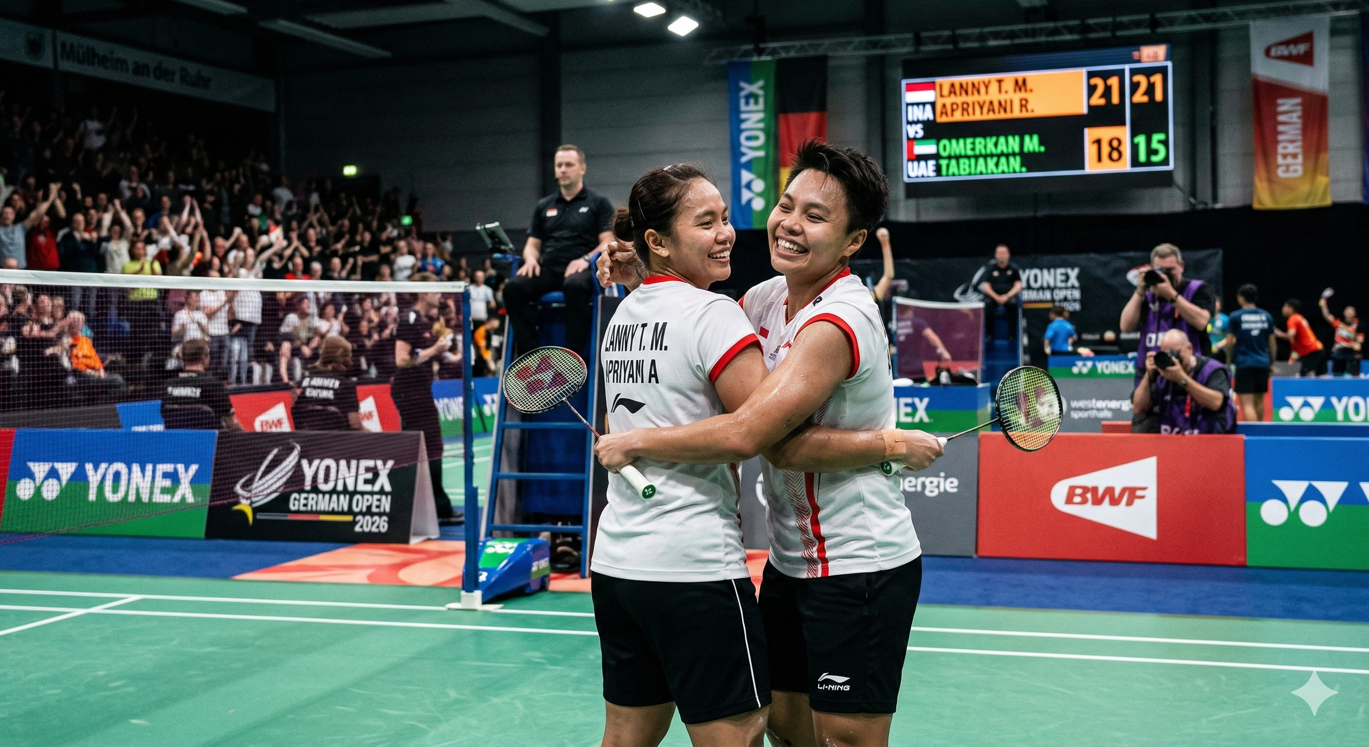 Simak jadwal lengkap Jerman Open 2026 hari ini! Dukung Apriyani Rahayu/Lanny dan wakil Indonesia lainnya. Cek hasil pertandingan di sini.