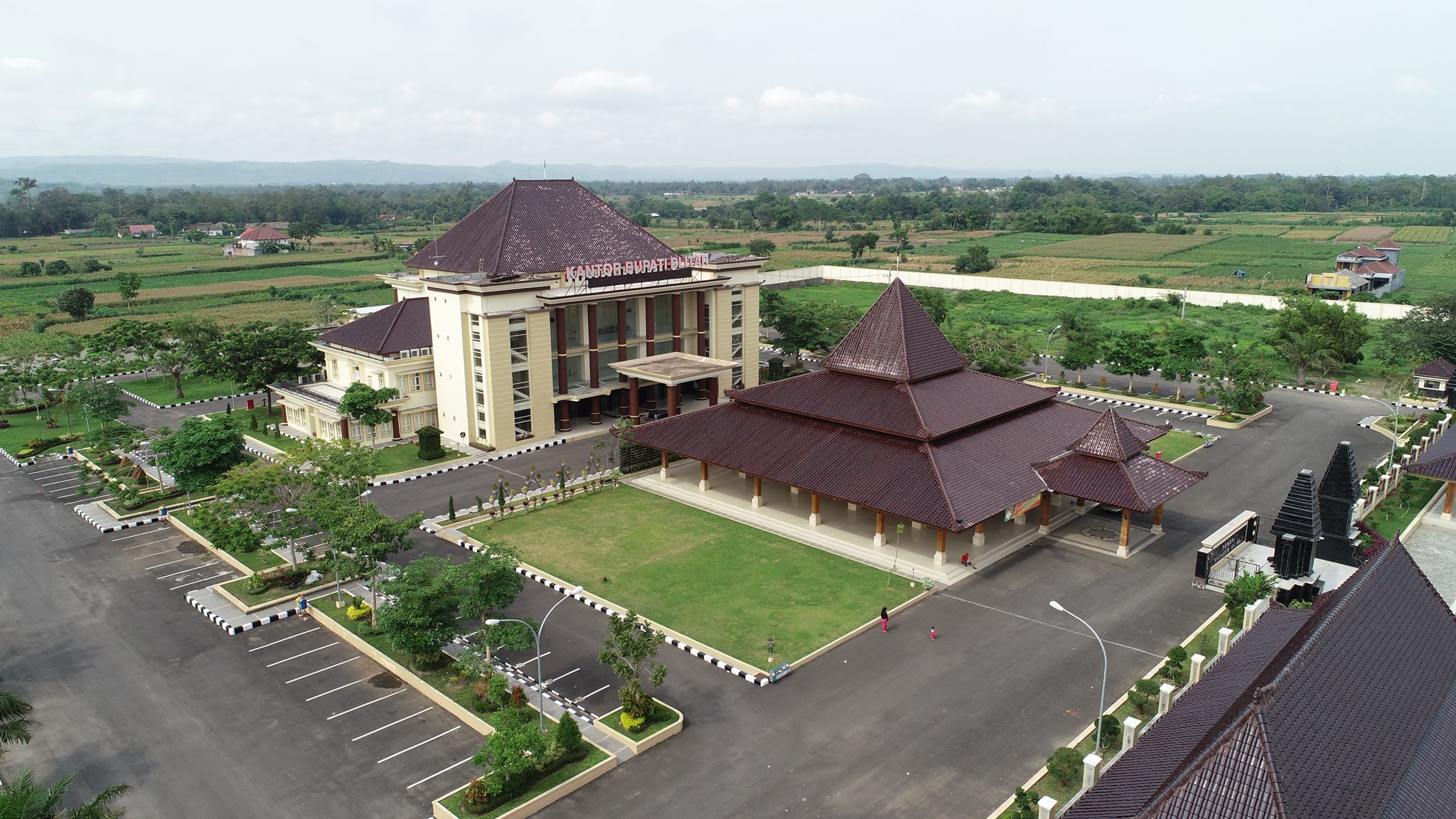 LUAS: Kanigoro menjadi pusat pemerintaan kabupaten Blitar akan dipercantik dengan sejumlah pembangunan. 