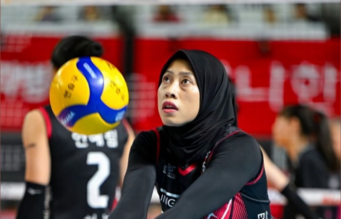 Berita hangat Megawati terbaru bahas perjalanan Megawati Hangestri hingga jadi pevoli Muslim pertama di Liga Korea.
